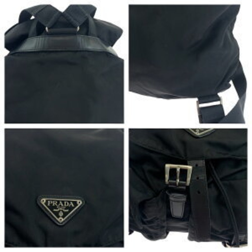 Prada Black Tessuto Backpack Triangular Nylon - image 4